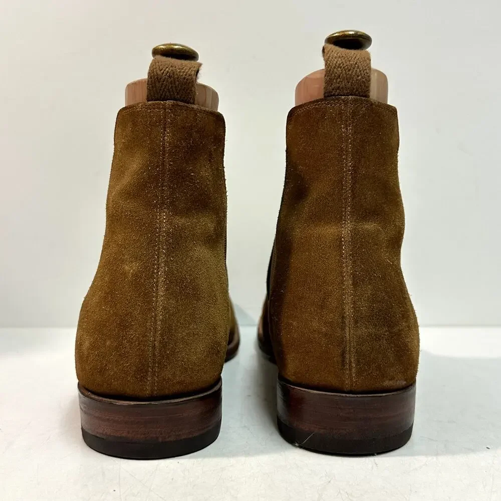 NEW HEELS Grenson Declan Chelsea Boots Snuff Suede Goodyear UK 10.5 F US 11.5 D